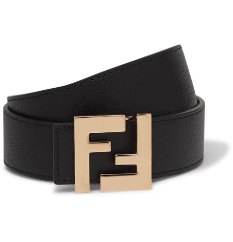 FENDI WOMEN'S BELT Fendi FF Belt Brown Leather Belt 42 / 